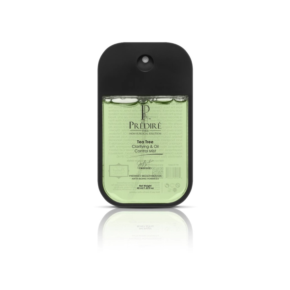 PRÉDIRÉ PARIS Tea Tree Clarifying & Oil Control Mist, RETAILS $150, LUX Skincare